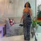 Strap, rhinestone, bubble bead evening dress, sexy dress, long skirt, women