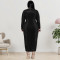 Large size autumn women's clothing wholesale velvet bottom embroidered bead dress