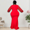 Large size women's winter new item with beaded sleeves women's dress