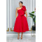 Fashion women's solid color sexy dress