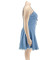 Large size women's spring new sexy sleeveless washed denim dress
