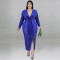 Large size autumn women's clothing wholesale velvet bottom embroidered bead dress