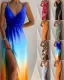 Urban casual women's large swing dress