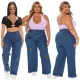 Women's autumn new embroidered washed sexy jeans