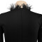 Large size women's winter new item with beaded sleeves women's dress
