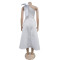 Fashion women's solid color sexy dress