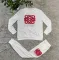 Fashion English Letter Cotton Velvet Fashion Leisure Set