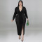 Large size autumn women's clothing wholesale velvet bottom embroidered bead dress