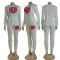 Fashion English Letter Cotton Velvet Fashion Leisure Set