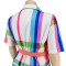 Wholesale of plus size women's clothing autumn new style plaid short sleeved shirt