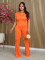 Three dimensional water wave pattern leisure two-piece set