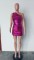 Fashionable fluorescent color slim fit single shoulder pleated sexy tight nightclub dress