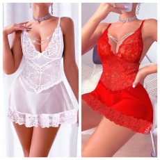 Sexy lingerie with mesh and lace (including T-pants)