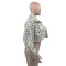 New printed long sleeved short jacket