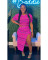 European and American women's early spring color striped knitted skirt set