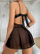 Sexy lingerie with mesh and lace (including T-pants)