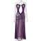 Wholesale of European and American style suspender, hollowed out lace, pleated slit dress