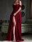 New strapless solid color dress, long skirt
