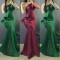 Large size women's clothing, European and American foreign trade, Amazon new product, sloping shoulder solid color dress, dress, long skirt
