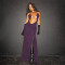 Wholesale of European and American style spaghetti strap hollow pleated lace slit dresses