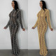 Fashionable New Product Sexy Nightclub Hot Diamond Mesh Transparent Long Sleeve Dress