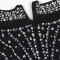 Hot stamping perspective splicing sleeveless elastic slim fitting jumpsuit shorts