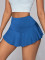 Ladies' sexy solid color short skirt, high waist skirt, mini skirt, pants skirt