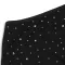 Hot stamping single shoulder hollow bead decoration hip dress