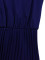 New Fashionable Collar Long Sleeve High Waist Style Folded Solid Color African Dress