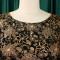 Fashionable temperament, slim fit, sexy banquet dress, long skirt, one shoulder hot stamping dress