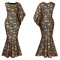 Fashionable temperament, slim fit, sexy banquet dress, long skirt, one shoulder hot stamping dress