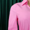 New Fashionable Collar Long Sleeve High Waist Style Folded Solid Color African Dress