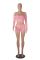 Fashionable and sexy long sleeved women's one shoulder slim fit short two-piece set