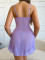 Sexy lingerie lace perspective seduction nightgown thong two-piece set