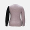 Fashionable casual style spliced lantern sleeves, cuffs, buttons, decorative top
