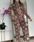 Autumn new fashion casual printed two-piece set