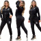 Autumn and Winter Fashion Leisure Sports Long Sleeve Set Two piece New Style