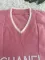 Winter new sweater knitted sweater embroidered V-neck top