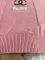 Winter new sweater knitted sweater embroidered V-neck top