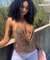 European and American nightclub party hot selling sexy colorful diamond suspender bellyband top