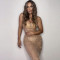 Hot selling women's shiny diamond sexy suspender mermaid long dress