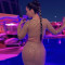 Hot selling women's sexy rhinestone top mermaid skirt dress set