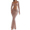 Hot selling women's sexy rhinestone top mermaid skirt dress set