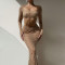 Hot selling women's sexy rhinestone top mermaid skirt dress set
