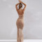 Hot selling women's shiny diamond sexy suspender mermaid long dress