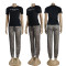 Autumn and winter new casual short sleeved top and pants set