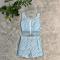 New fashionable and sexy backless sleeveless vest shorts set