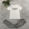 Autumn and winter new casual short sleeved top and pants set
