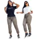 Autumn and winter new casual short sleeved top and pants set