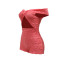 Sexy hollow jumpsuit fashionable one shoulder solid color women